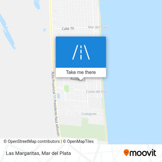 Las Margaritas map