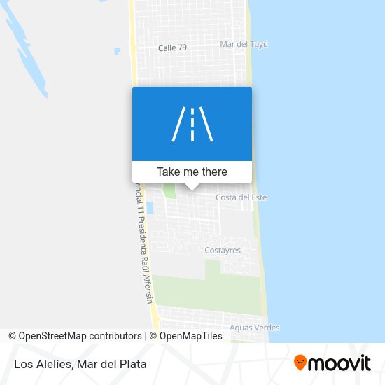 Los Alelíes map