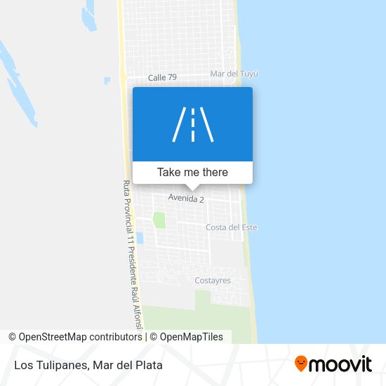 Mapa de Los Tulipanes
