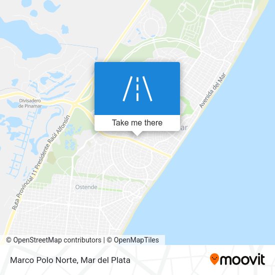 Marco Polo Norte map