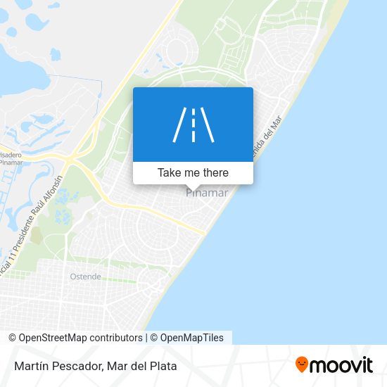 Mapa de Martín Pescador