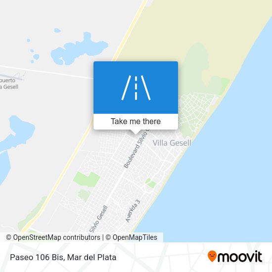 Mapa de Paseo 106 Bis