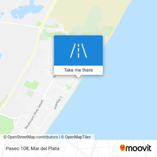 Mapa de Paseo 108