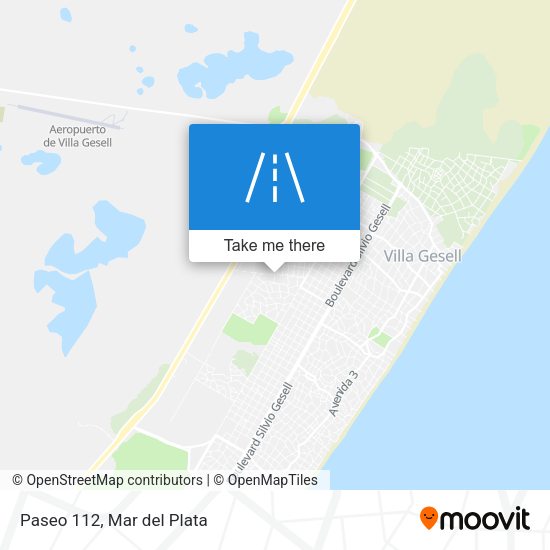 Mapa de Paseo 112