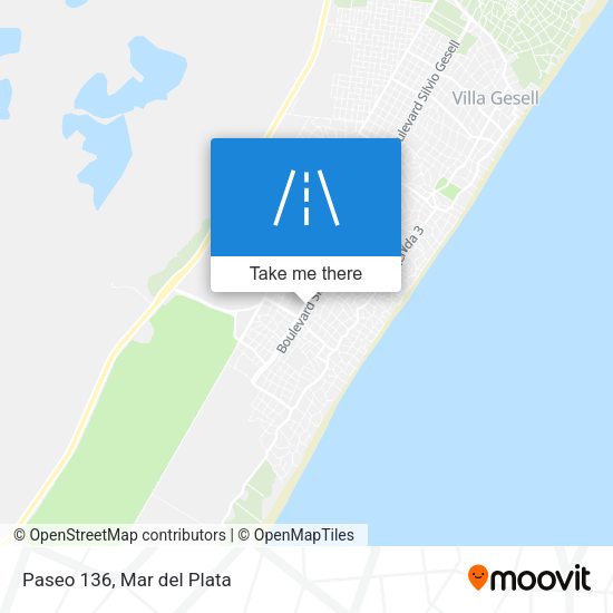 Mapa de Paseo 136