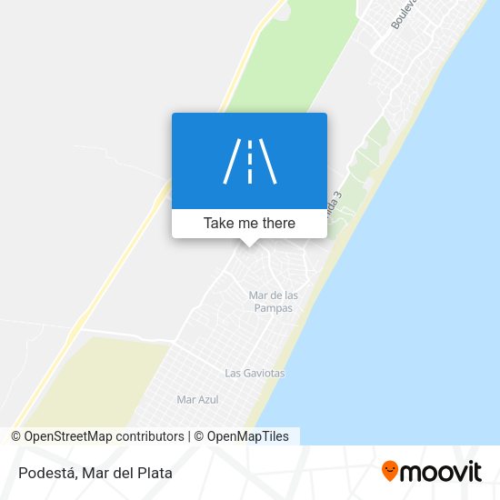 Mapa de Podestá