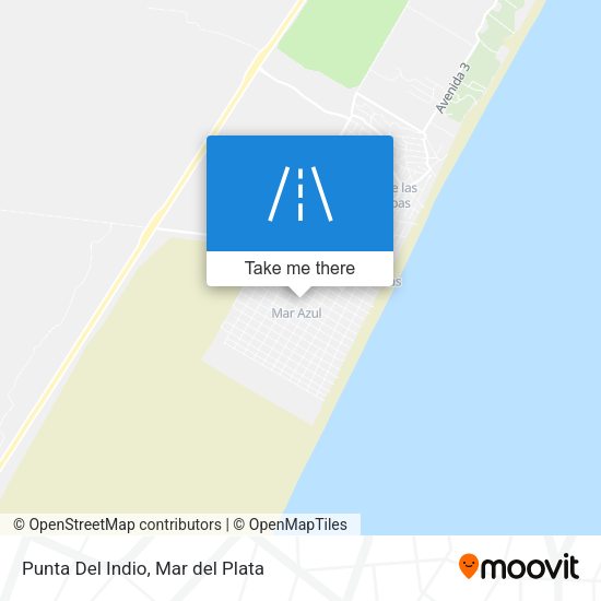 Mapa de Punta Del Indio