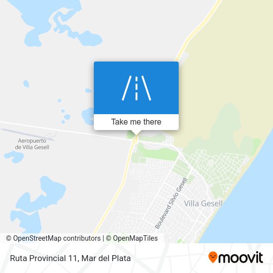 Mapa de Ruta Provincial 11