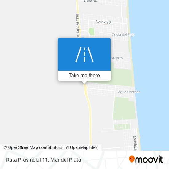 Mapa de Ruta Provincial 11
