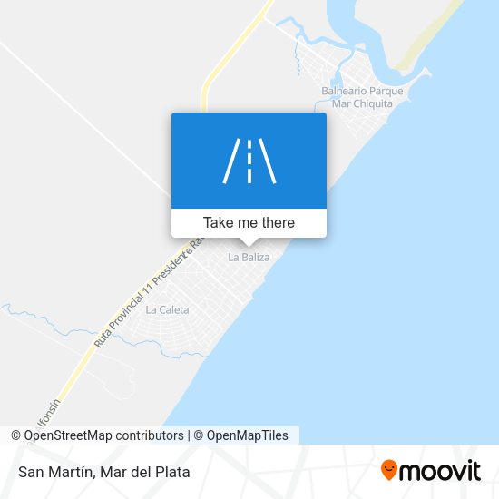 Mapa de San Martín