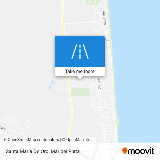 Santa María De Oro map
