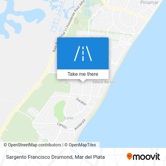 Sargento Francisco Drumond map