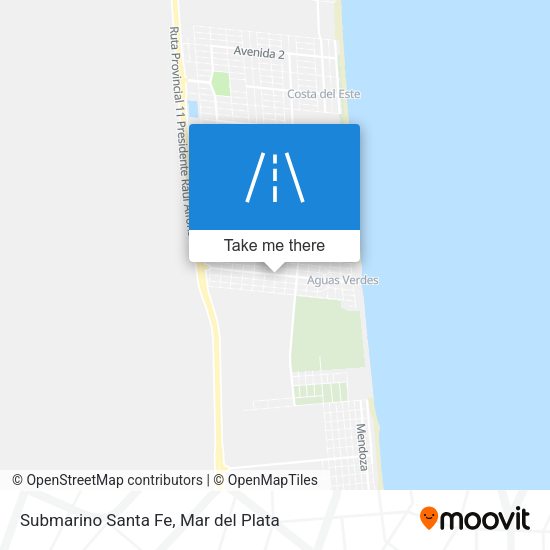 Mapa de Submarino Santa Fe