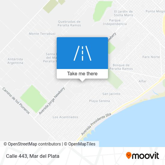 Mapa de Calle 443