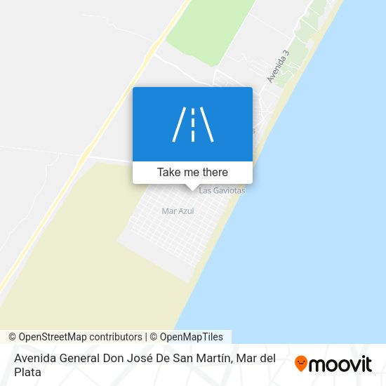 Avenida General Don José De San Martín map