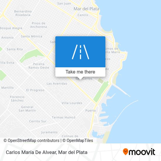 Mapa de Carlos María De Alvear
