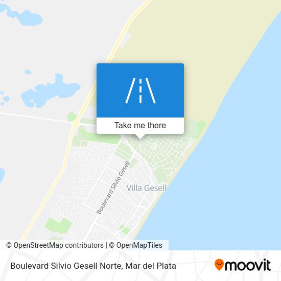 Mapa de Boulevard Silvio Gesell Norte