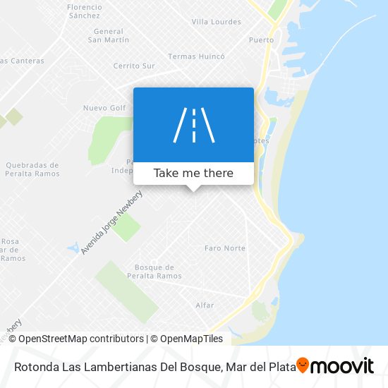 Mapa de Rotonda Las Lambertianas Del Bosque