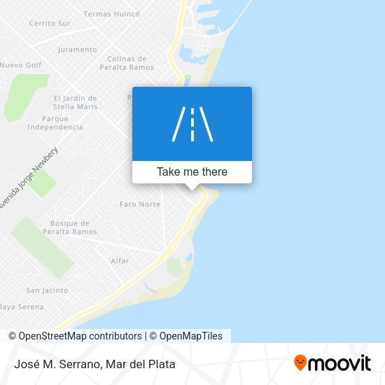 José M. Serrano map