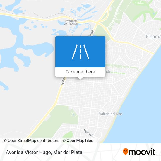 Avenida Víctor Hugo map