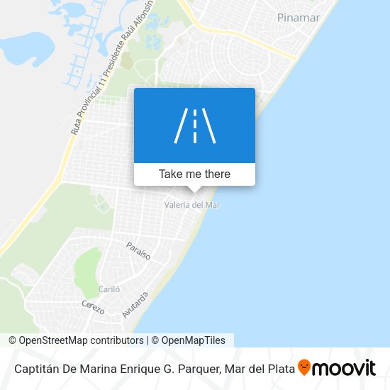 Mapa de Captitán De Marina Enrique G. Parquer