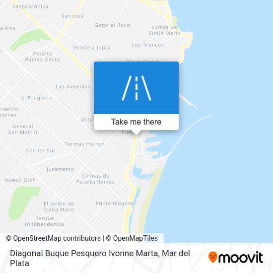 Diagonal Buque Pesquero Ivonne Marta map