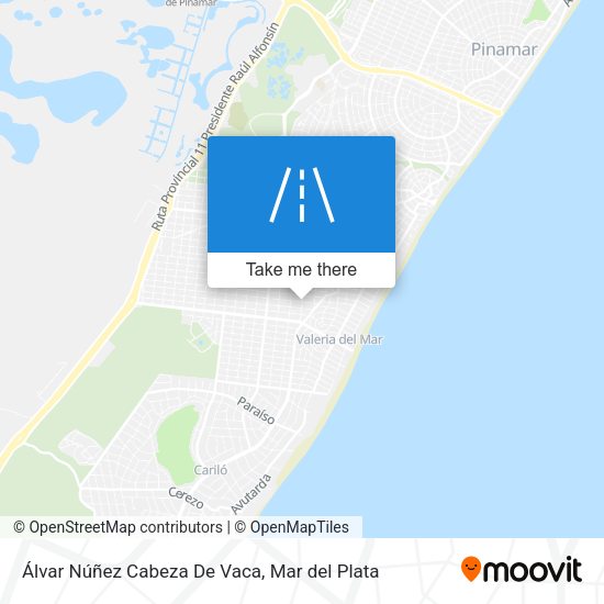 Álvar Núñez Cabeza De Vaca map