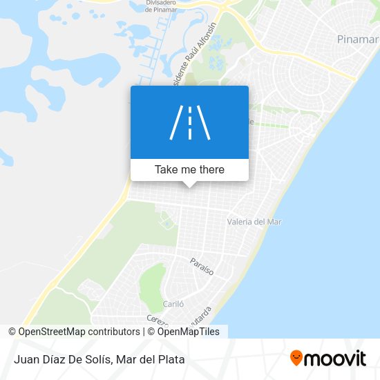 Juan Díaz De Solís map