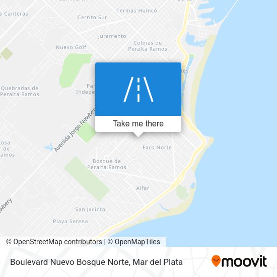 Mapa de Boulevard Nuevo Bosque Norte