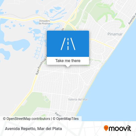 Mapa de Avenida Repetto