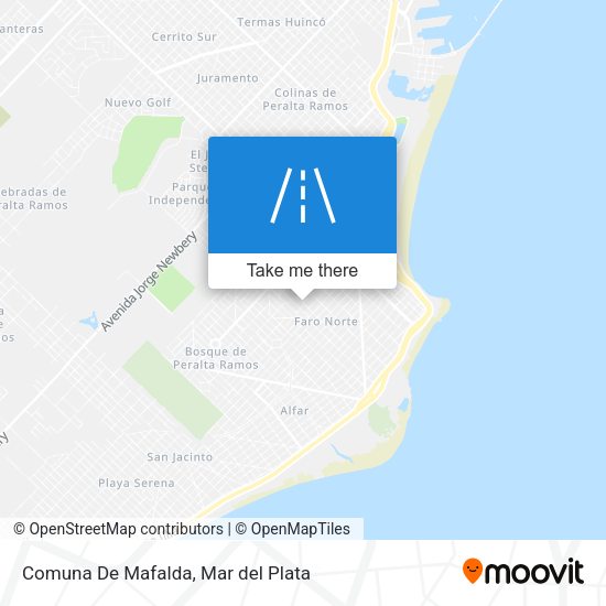 Comuna De Mafalda map