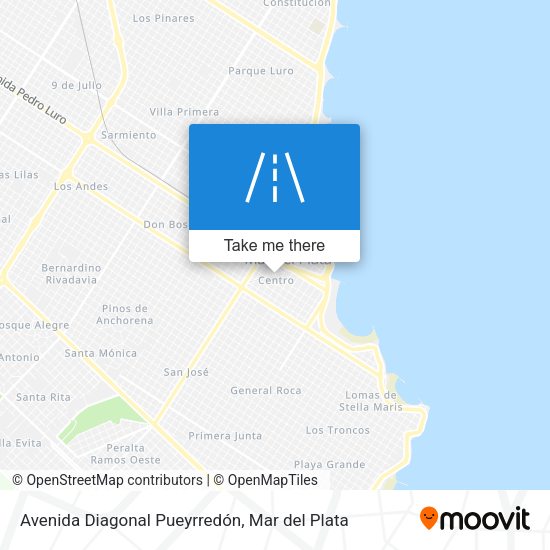 Mapa de Avenida Diagonal Pueyrredón