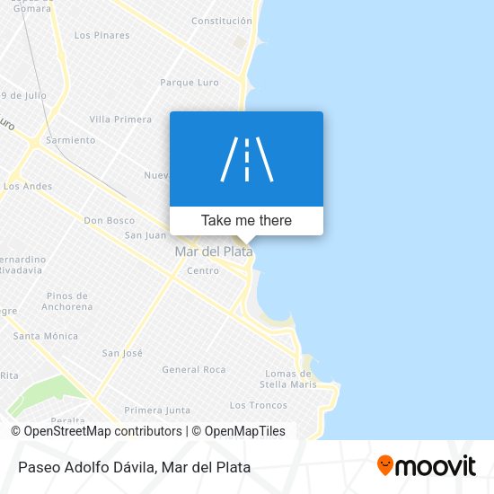 Paseo Adolfo Dávila map