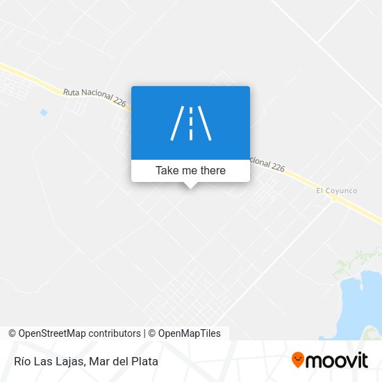 Río Las Lajas map