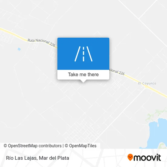 Río Las Lajas map