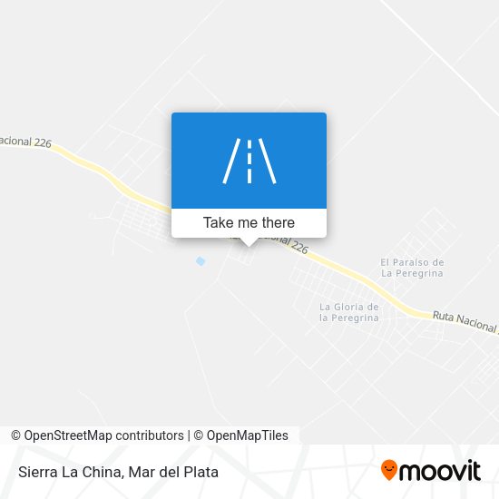 Sierra La China map