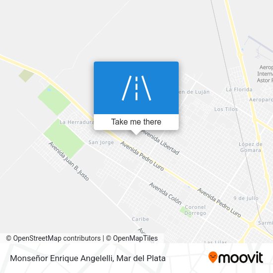 Monseñor Enrique Angelelli map