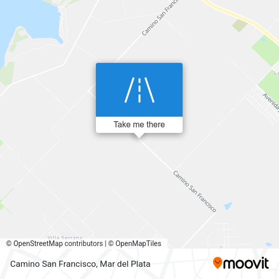 Mapa de Camino San Francisco