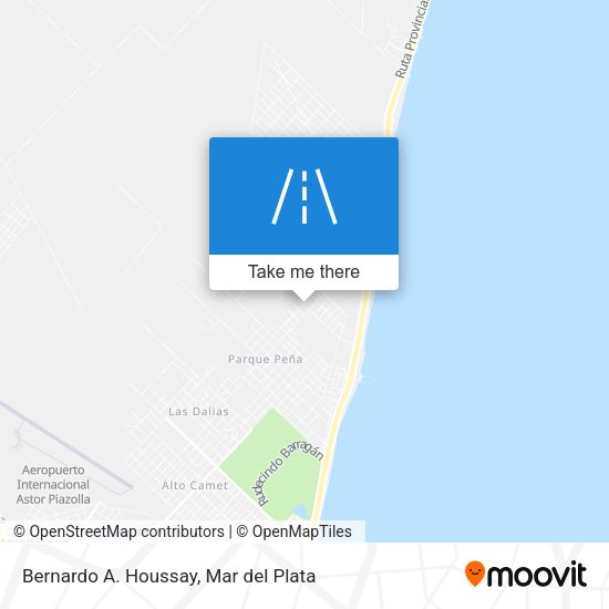 Bernardo A. Houssay map