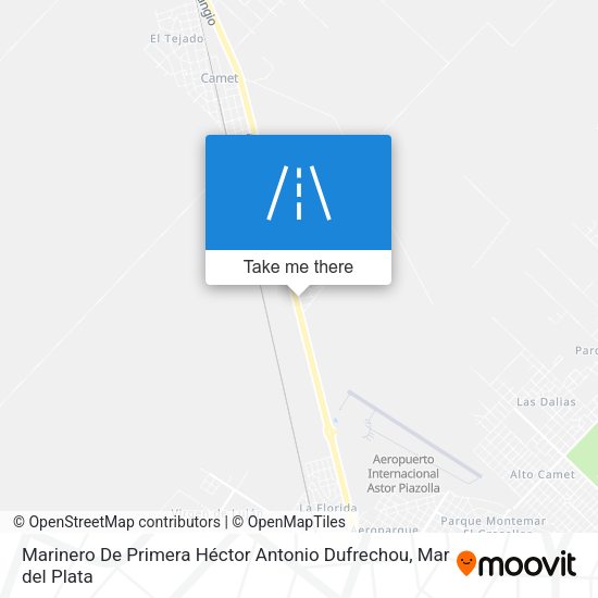 Mapa de Marinero De Primera Héctor Antonio Dufrechou