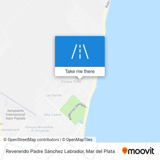 Reverendo Padre Sánchez Labrador map