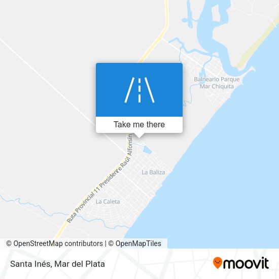 Mapa de Santa Inés