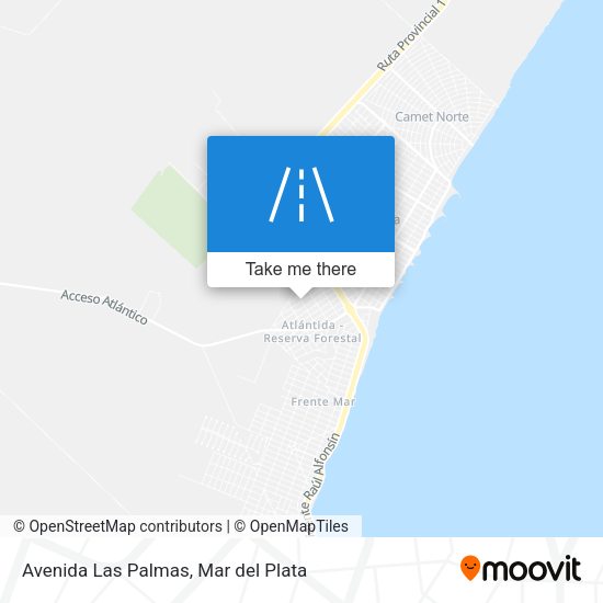 Avenida Las Palmas map