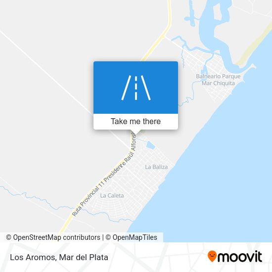 Mapa de Los Aromos
