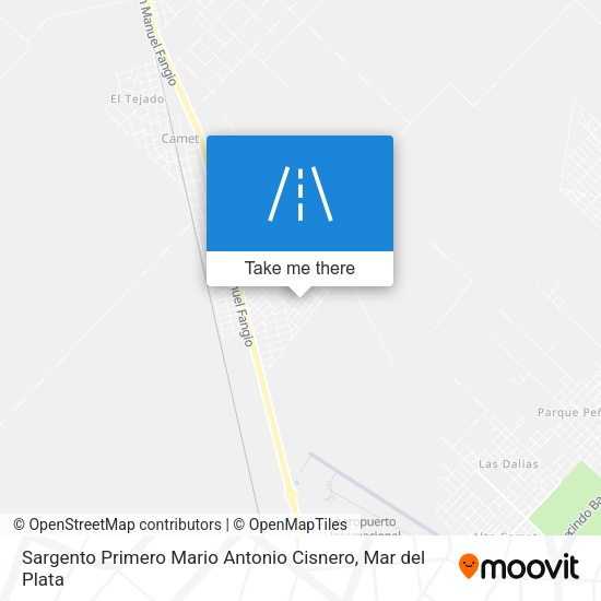 Sargento Primero Mario Antonio Cisnero map