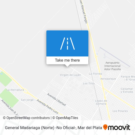 General Madariaga (Norte) -No Oficial- map