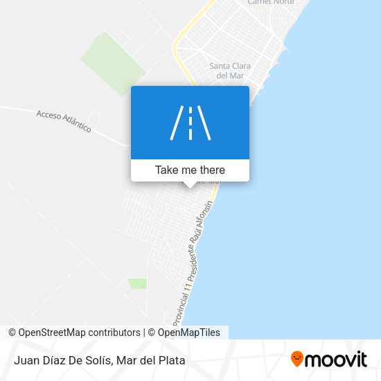 Juan Díaz De Solís map