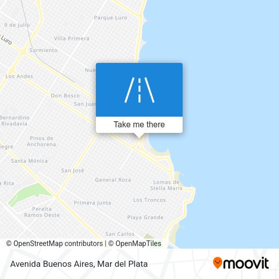 Mapa de Avenida Buenos Aires