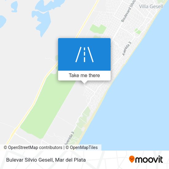 Bulevar Silvio Gesell map