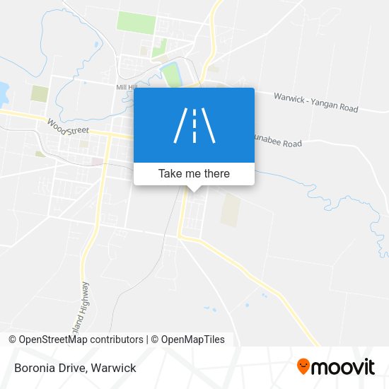 Boronia Drive map